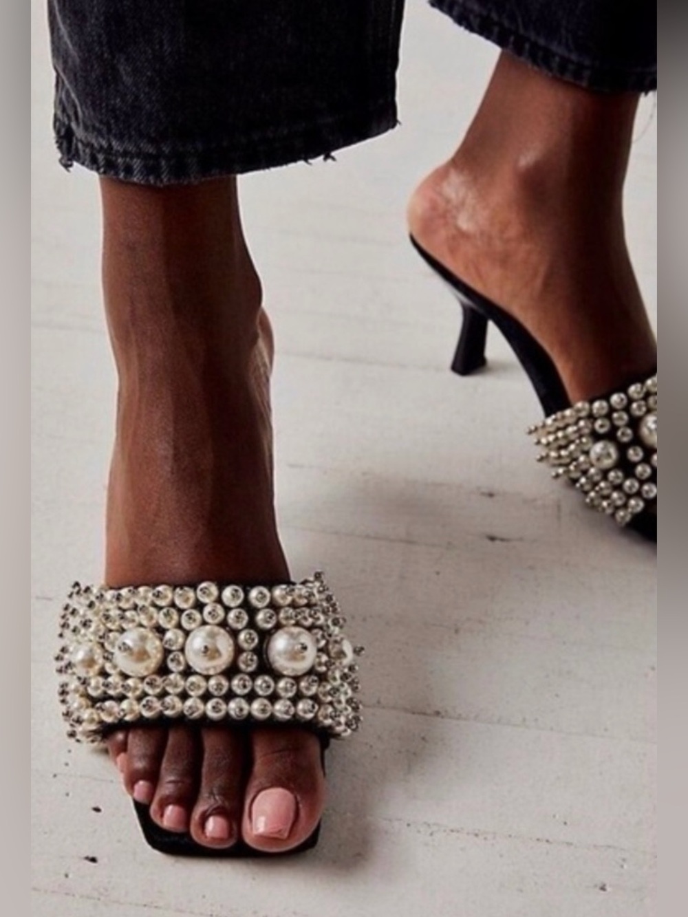 Free People Jeffrey Campbell Portia Pear Sandal size 9.5